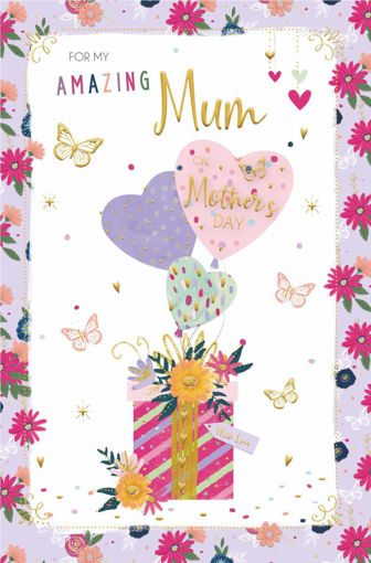 Picture of FOR MY AMAZING MUM ON MOTHERS DAY CARD